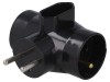 Conector Alimentare AC 3x Soclu Negru