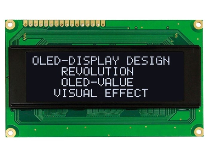 Afișaj OLED Alfanumeric 20x4 Alb