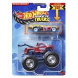 Hot Wheels Monster Truck Si Masinuta Metalica Ramblin Wrecker