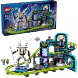 LEGO CITY PARC CU ROLLER-COASTER LUMEA ROBOTILOR 60421