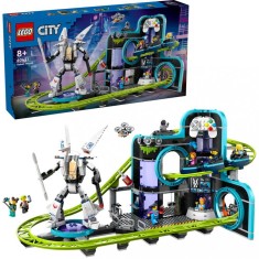 LEGO CITY PARC CU ROLLER-COASTER LUMEA ROBOTILOR 60421