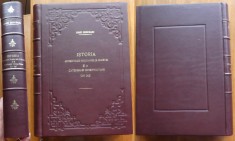 Constantin Erbiceanu, Istoria Mitropoliei Moldaviei si Sucevei, 1888, editia 1 cu autograf, legatura integral piele