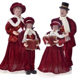 Cumpara ieftin Familie Colindatori Burgundy Velvet 95 cm, Iliadis Alexandros