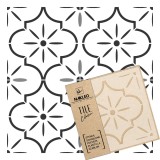Șablon de plastic reutilizabil pentru țiglă // LUCCA - 30x30cm