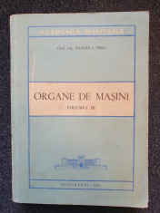 ORGANE DE MASINI - Manole Dima (volumul III) foto