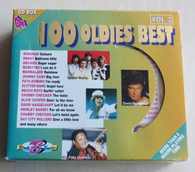100 Oldies Best Vol. 2 Compilatie 4CD (Beach Boys, Alice Cooper, Archies, Mud) foto