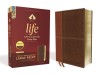 Niv, Life Application Study Bible, Third Edition, Large Print, Leathersoft, Brown, Red Letter Edition