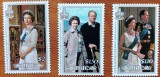 NIUE-1986-&#039;&#039;REGINA EII-L A 60 ANIV.&#039;&#039;- SET complet 3val.-MNH NESTAMP. -Calitate EXTRA, Nestampilat