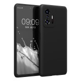 Husa pentru Xiaomi 11T / 11T Pro, Silicon, Negru, 56245.01, kwmobile, Carcasa