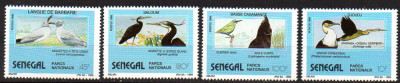 SENEGAL 1989, Fauna Pasari, serie neuzată, MNH foto