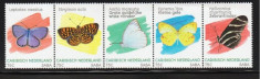 Caraibele Olandeze - Saba, insecte, fluturi, 2020, straif, MNH foto