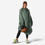 PONCHO PLOAIE CICLISM ORAȘ 100 VERDE, Btwin