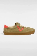 Vans tenisi din piele intoarsa Sport Low culoarea verde, VN000CTDBIS1
