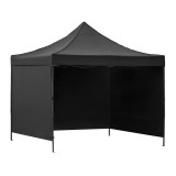 Pavilion pliabil de gradina 3x3 m cu 3 pereti, Oxford 420D