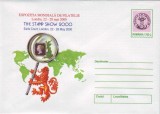 ROMANIA 2000, Expo. Mondiala de Filatelie, Londra 2000, Cap de bour, intreg postal