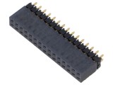 Conector şiruri pini tată 30 PIN 2,54mm aurit THT SAMTEC