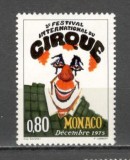 Monaco.1975 Festival international de circ SM.607, Nestampilat