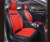 2 x Huse Scaune pentru Masini Auto Universal Negru Rosu Piele Lux