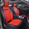 2 x Huse Scaune pentru Masini Auto Universal Negru Rosu Piele Lux