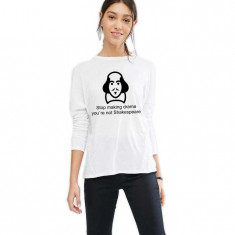 Bluza dama alba - Shakespeare Drama - L