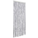 Cumpara ieftin Perdea pentru insecte, gri si alb, 90 x 200 cm, chenille