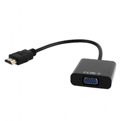 ADAPTOR HDMI TATA - VGA MAMA AUDIO GEMBIRD foto