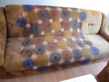 Macrame (mileu) - fata de masa multicolora cu dimensiunea 125x145 cm