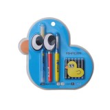 Set 2 Stilouri PIC + 6 Rezerve Aihao, Scriere Lina, Cerneala Albastra, Birou, Scoala