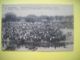 HOPCT 509 C INDIGENI LA PIATA STEAMER VANZINDUSI PRODUSELE IN 1913 -CONGO BELGIAN-AFRICA --CIRCULATA
