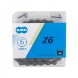 Lant transimisie biciclete Kmc Z6 1/2&quot; X 3/32&quot; 114L, 6 viteze Cod:AWR9094