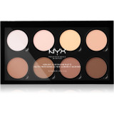 NYX Professional Makeup Highlight &amp; Contour PRO Patela pentru conturul fetei 8x2,7 g