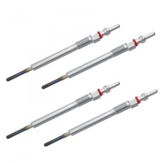 Set 4 bujii incandescente Bosch pentru Alfa Romeo Mito, Chevrolet Aveo, Fiat 500, Doblo, Fiorino, Panda, Punto, Qubo, Ford KA, Lancia Ypsilon, Opel As