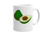 Cana alba personalizata cu avocado, INOVATIX&reg;. 330ml