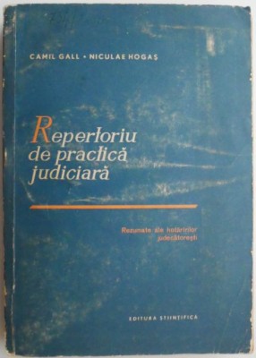 Repertoriu de practica judiciara &amp;ndash; Camil Gall foto