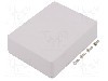 Carcasa aluminiu, 94mmx119mmx34mm, IP54, HAMMOND - 1590BBLG
