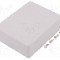 Carcasa aluminiu, 94mmx119mmx34mm, IP54, HAMMOND - 1590BBLG