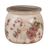 Cumpara ieftin Ghiveci flori ceramica multicolora Flower 16x13 cm