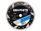Disc diamantat tăiere 230mm GRAPHITE 57H630, grosime 3,1mm, orificiu 22,2mm