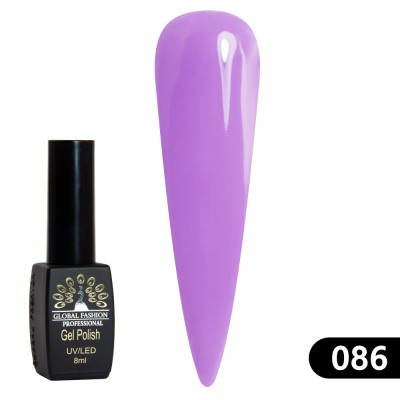 Oja semipermanenta BLACK ELITE, Global Fashion 8 ml, 086 foto