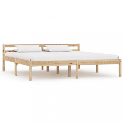 Cadru de pat, 160 x 200 cm, lemn masiv de pin foto