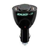 Priza tripla bricheta Duo-3 12V + USB Garage AutoRide