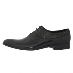 Pantofi eleganti barbati, din piele naturala, marca Conhpol, 5449-ZB24-01-40, negru 45 foto