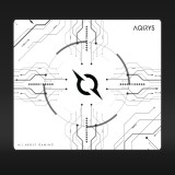 Mousepad de gaming Aqirys Gruis White Medium, Waterproof