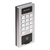 Terminal control acces si interfon cu tastatura, cititor card, amprenta, BT, Wi-Fi - HIKVISION DS-K1T502DBFWX