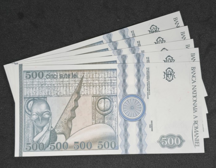 500 lei decembrie 1992 - CONSECUTIVE