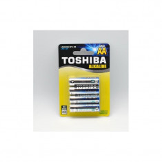 Bateri Alkaline Toshiba R6 AA Set 4 Buc foto