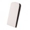 Husa piele Sony Xperia T3 Slim Flip Alb Elegance