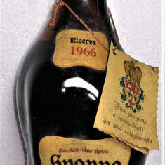 Z 3 -RARITATE vin NEGRU SPANNA, GATTINARA , recoltare 1966 CL 72 GR 13