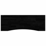 Cumpara ieftin Blat de birou maro inchis lemn masiv de stejar dreptunghiular