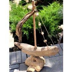 Decoratiune cu specific oceanic Driftwood Silhouette, L